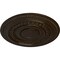 Ekena Millwork Oldham Ceiling Medallion (Fits Canopies up to 8 5/8"), Hand-Painted Bronze, 18"OD x 1 1/4"P CM18OLBZS - alternate 3